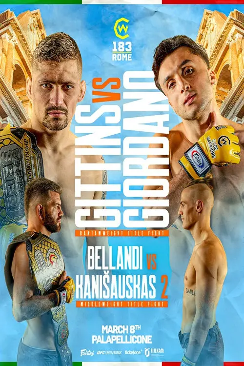 Movie poster "Cage Warriors 183: Rome"