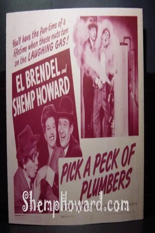 Movie poster "Pick a Peck of Plumbers"