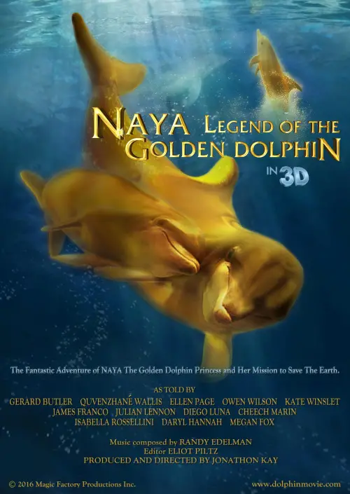Movie poster "Naya: Legend of the Golden Dolphin"