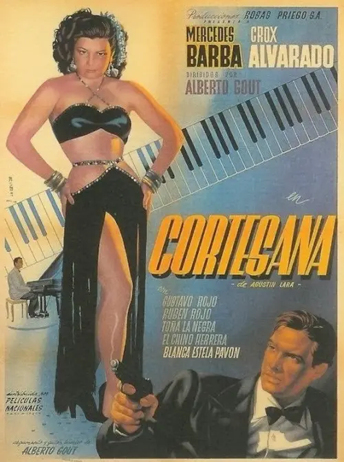 Movie poster "Cortesana"