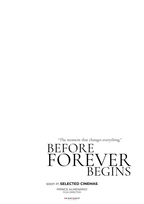 Movie poster "Before Forever Begins"