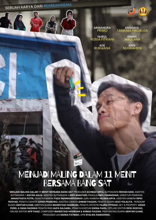 Movie poster "Menjadi Maling Dalam 11 Menit Bersama Bang Sat!"