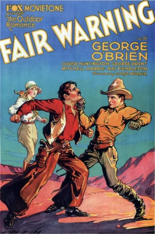 Movie poster "Fair Warning"