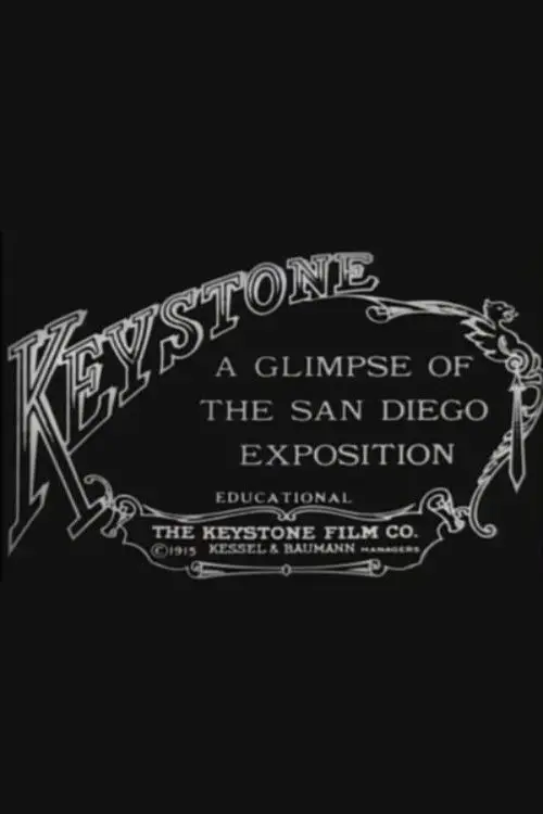Movie poster "A Glimpse of the San Diego Exposition"