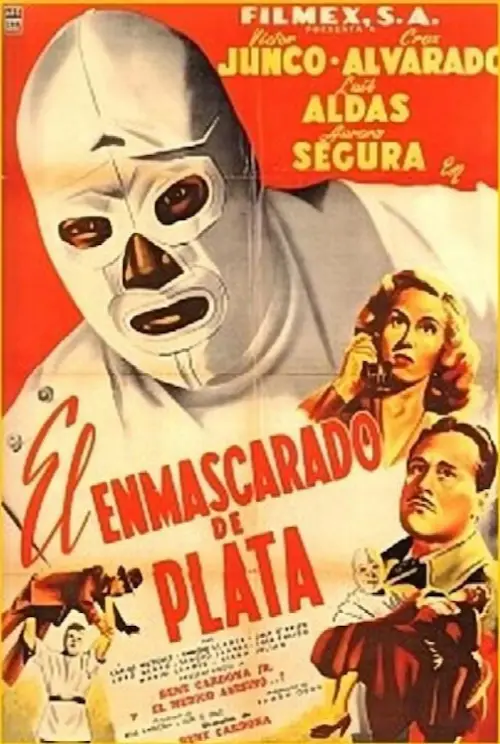 Movie poster "El enmascarado de plata"