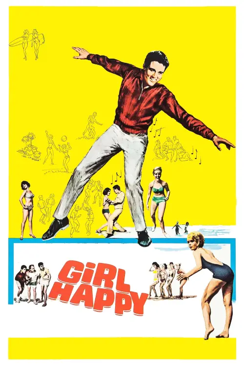Movie poster "Girl Happy"