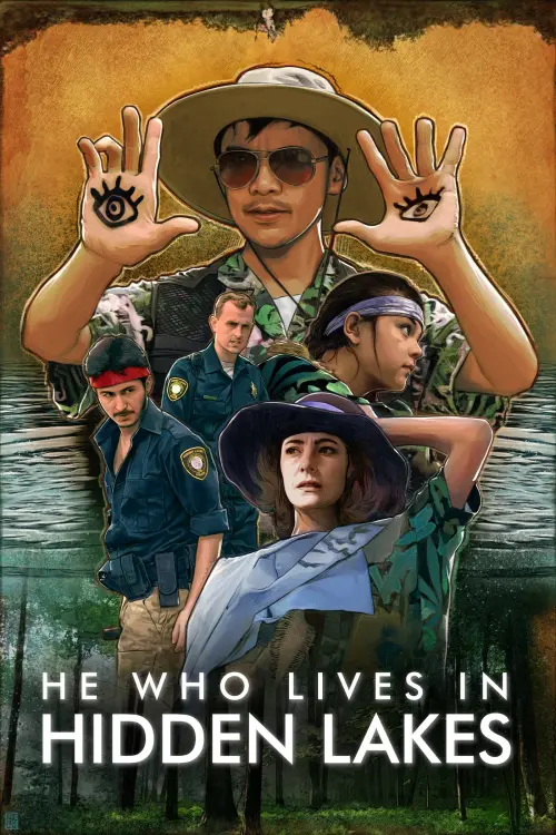 Movie poster "He Who Lives In Hidden Lakes"