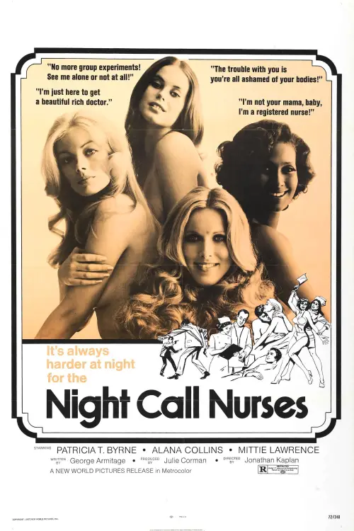 Movie poster "Night Call Nurses"