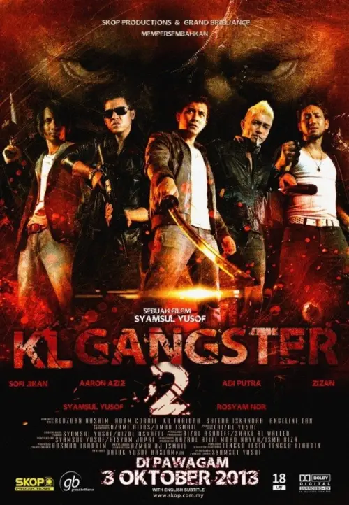 Movie poster "KL Gangster 2"