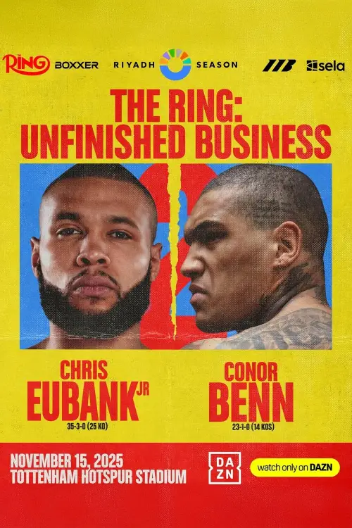 Movie poster "Chris Eubank Jr vs. Conor Benn II"