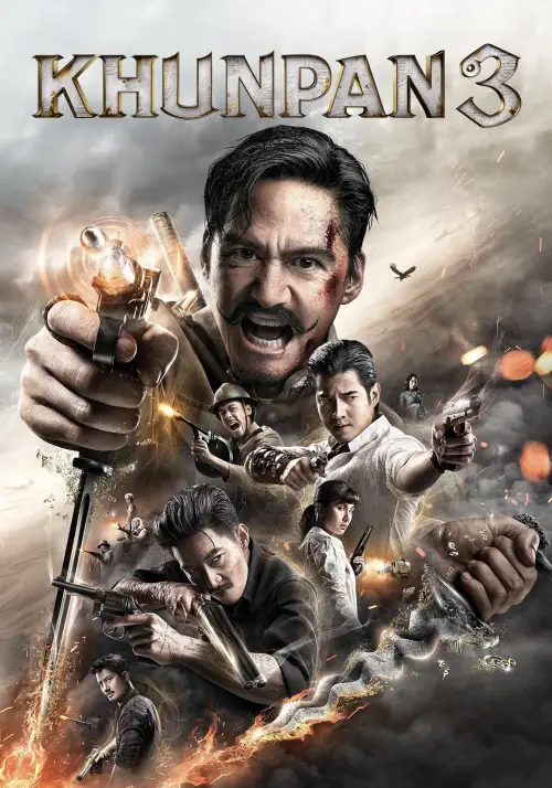 Movie poster "Khun Pan 3"