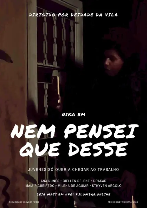 Movie poster "Nem Pensei Que Desse"