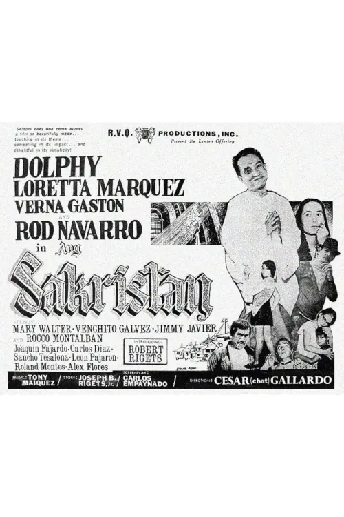Movie poster "Ang Sakristan"