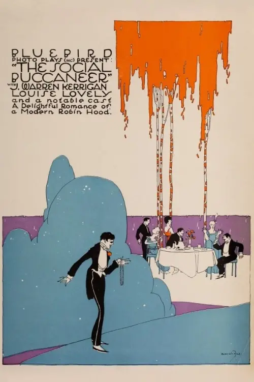Movie poster "The Social Buccaneer"