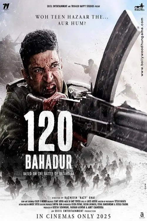 Movie poster "120 Bahadur"