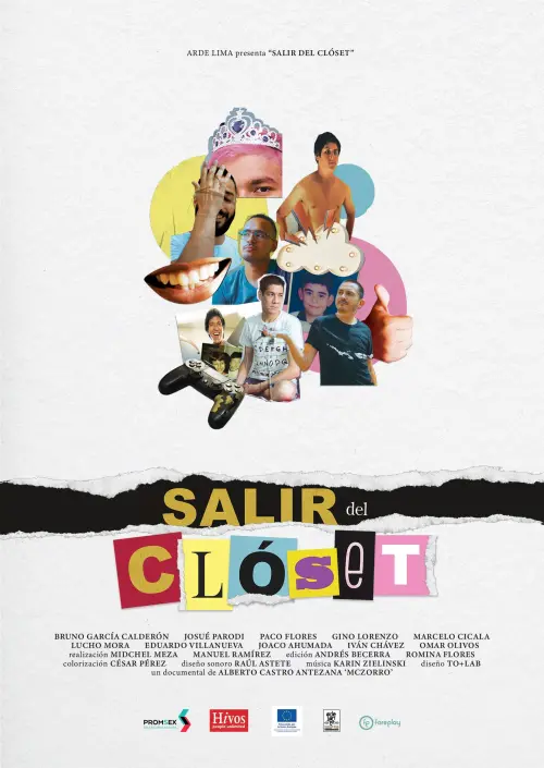 Movie poster "Salir del closet"