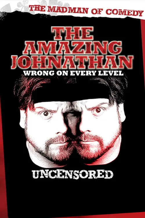 Movie poster "The Amazing Johnathan: Wrong on Every Level"