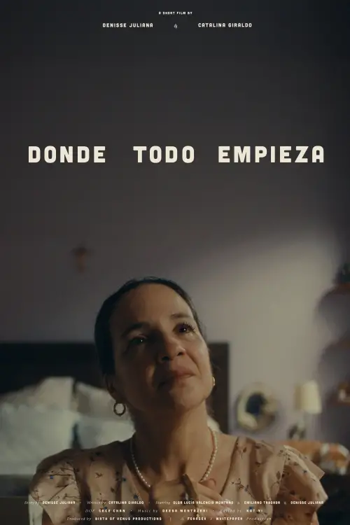 Movie poster "Donde todo empieza"