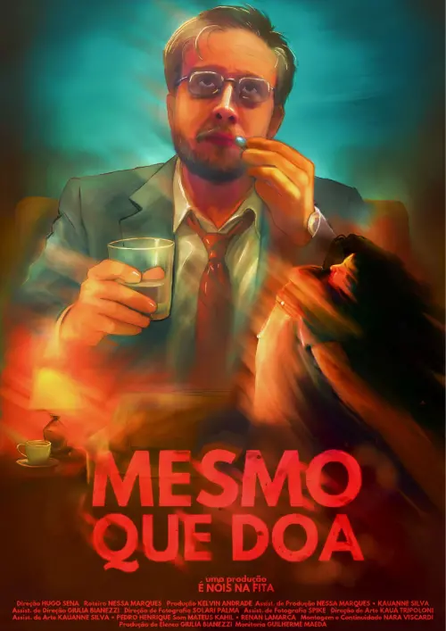 Movie poster "Mesmo que Doa"