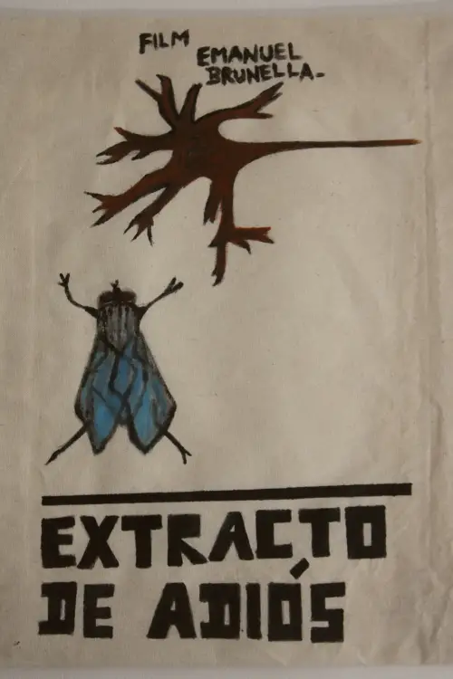Movie poster "Extracto de adiós"
