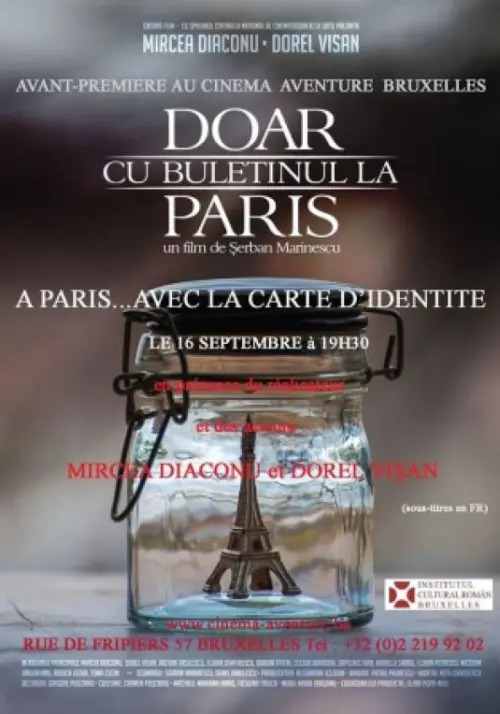 Movie poster "To Paris with the Identity Card"