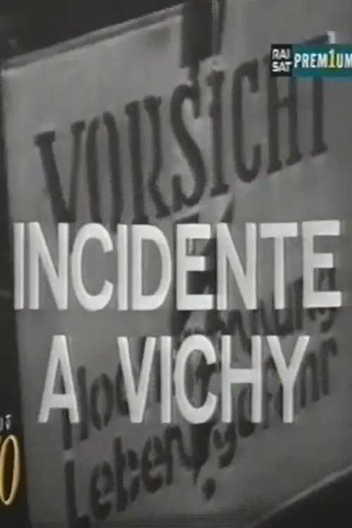 Movie poster "Incidente a Vichy"