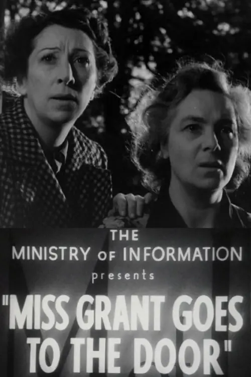 Movie poster "Miss Grant Goes to the Door"
