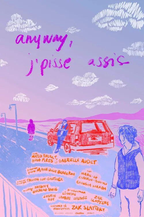 Movie poster "Anyway, I Piss Sitting Down"