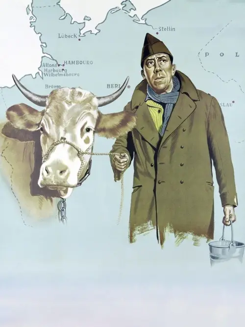 Movie poster "The Cow and I"