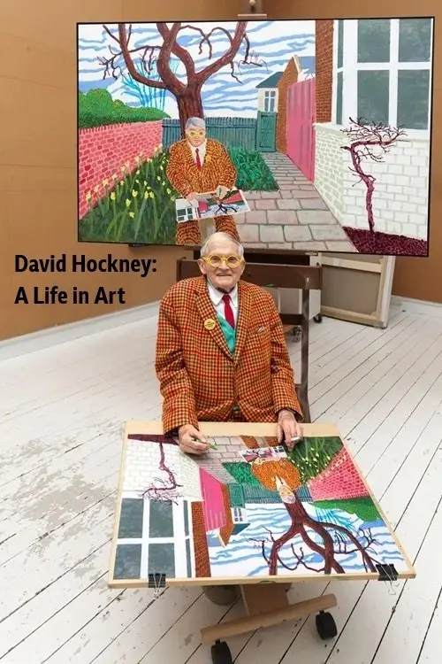 Movie poster "David Hockney: A Life in Art"