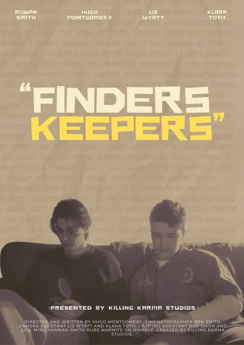 Movie poster "Finders Keepers"
