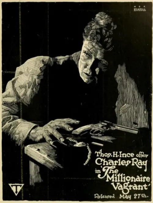 Movie poster "The Millionaire Vagrant"