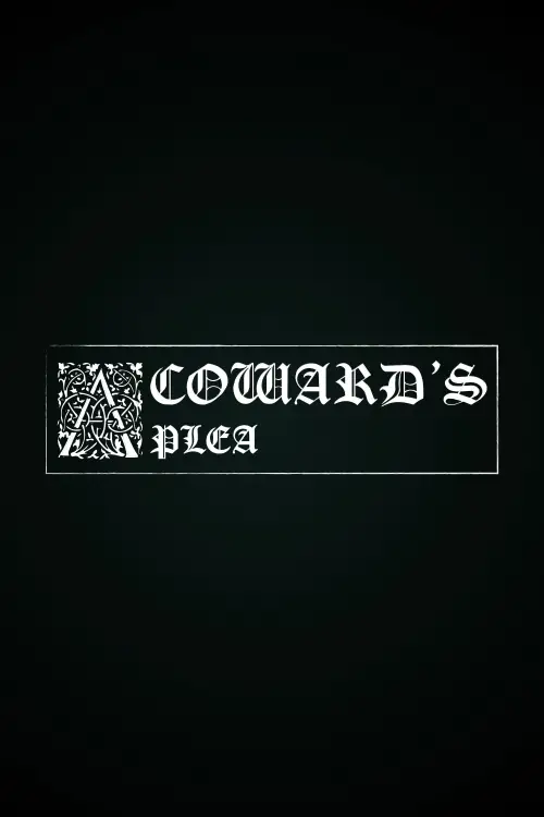 Movie poster "A Coward