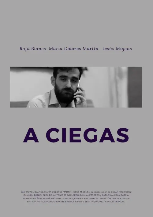 Movie poster "A ciegas"