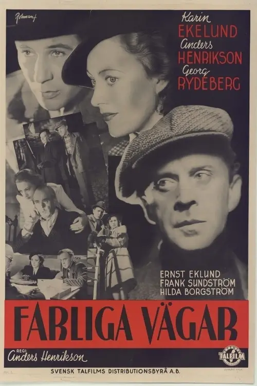Movie poster "Farliga vägar"