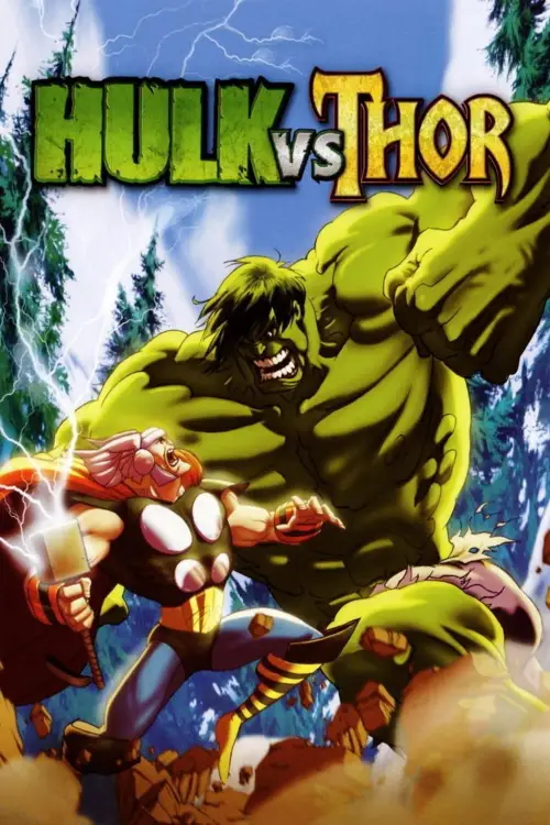 Movie poster "Hulk vs. Thor"