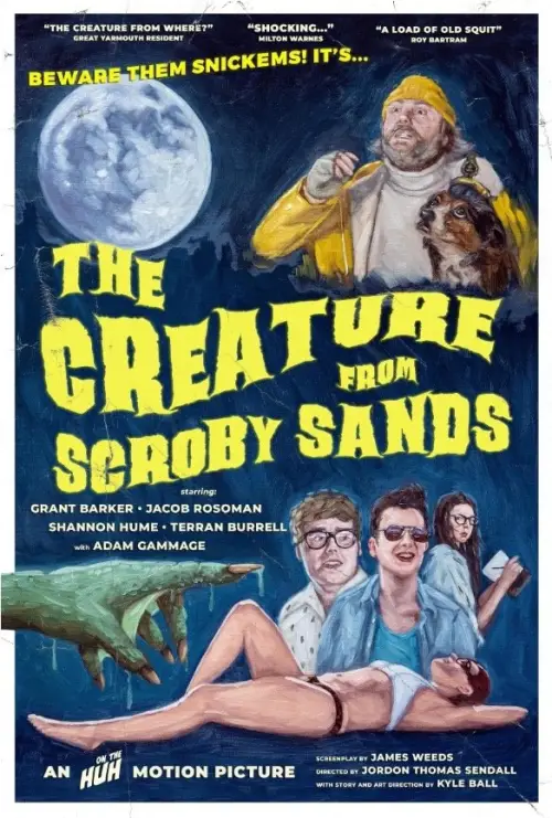 Movie poster "The Creature from Scroby Sands"