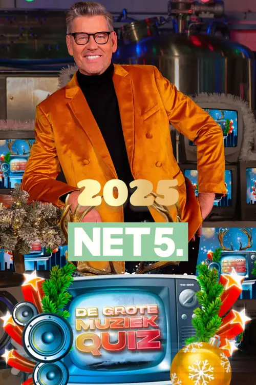 Movie poster "De grote kerstmuziekquiz 2025"