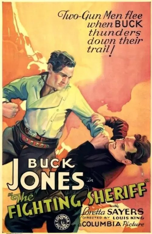 Movie poster "The Fighting Sheriff"
