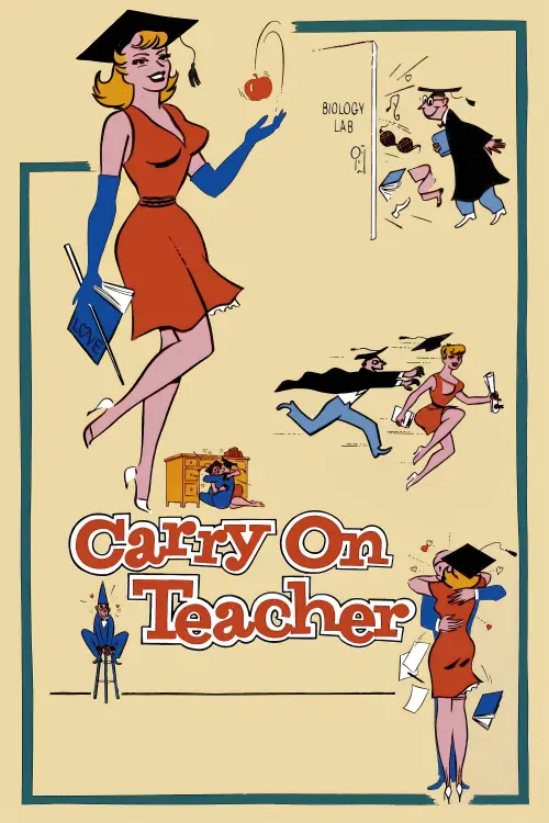 Movie poster "Carry On Teacher"