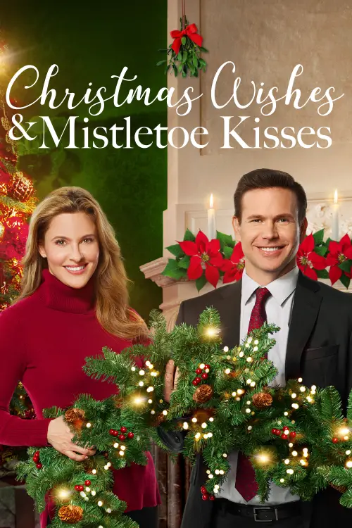 Movie poster "Christmas Wishes & Mistletoe Kisses"