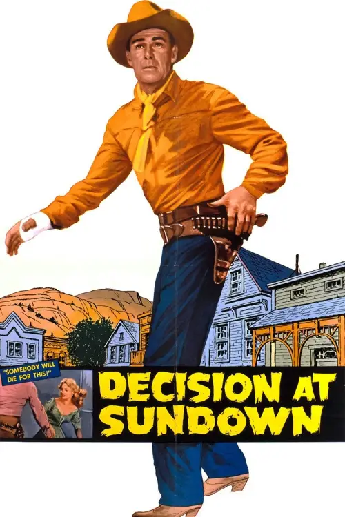 Movie poster "Decision at Sundown"