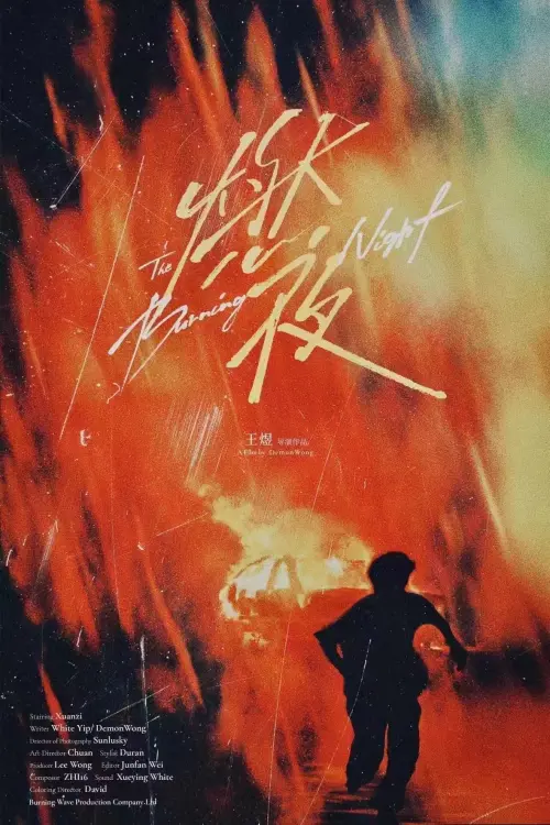 Movie poster "The Burning Night"