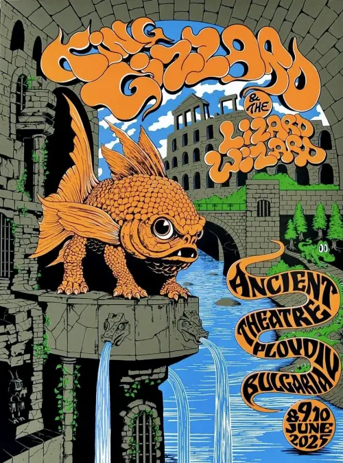 Movie poster "King Gizzard & The Lizard Wizard - Live in Plovdiv 
