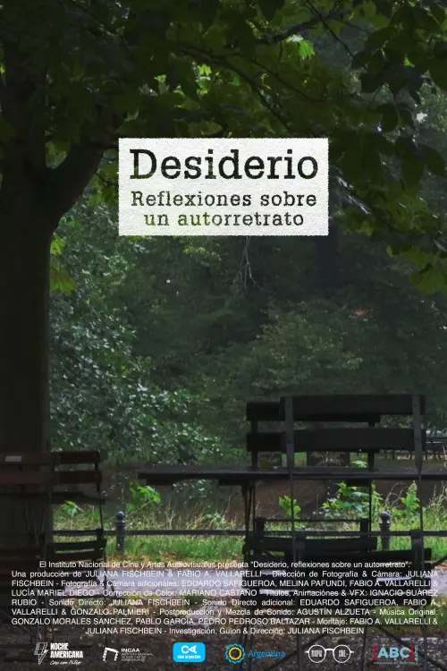 Movie poster "Desiderio: Reflexiones sobre un autorretrato"