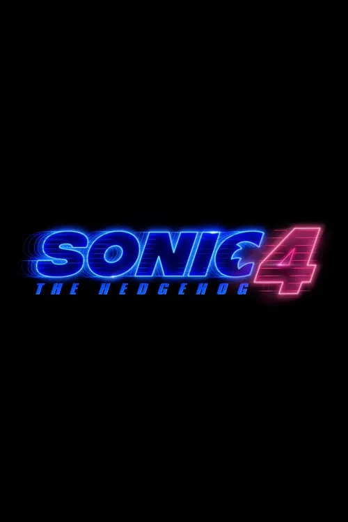 Movie poster "Sonic the Hedgehog 4"