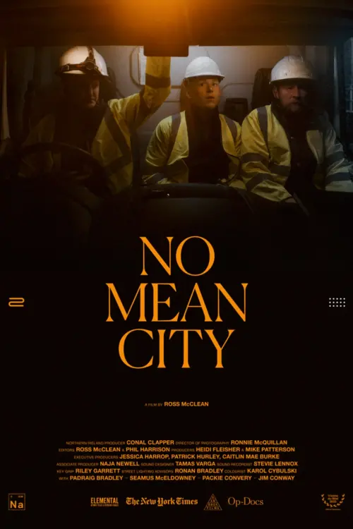 Movie poster "No Mean City"