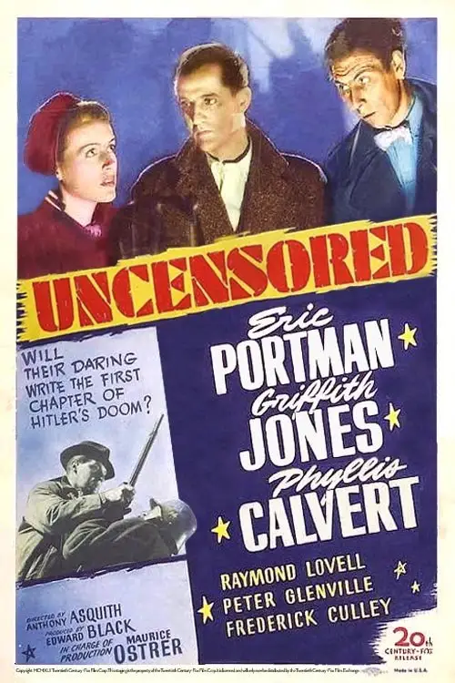 Movie poster "Uncensored"