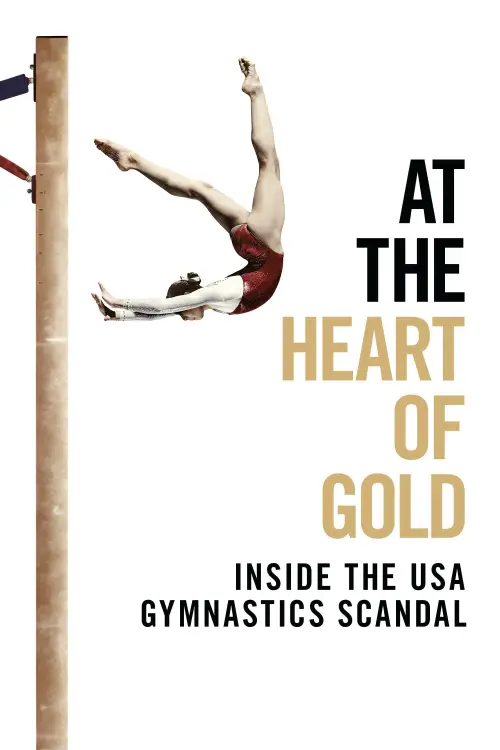 Movie poster "At the Heart of Gold: Inside the USA Gymnastics Scandal"
