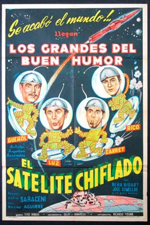 Movie poster "El satélite chiflado"
